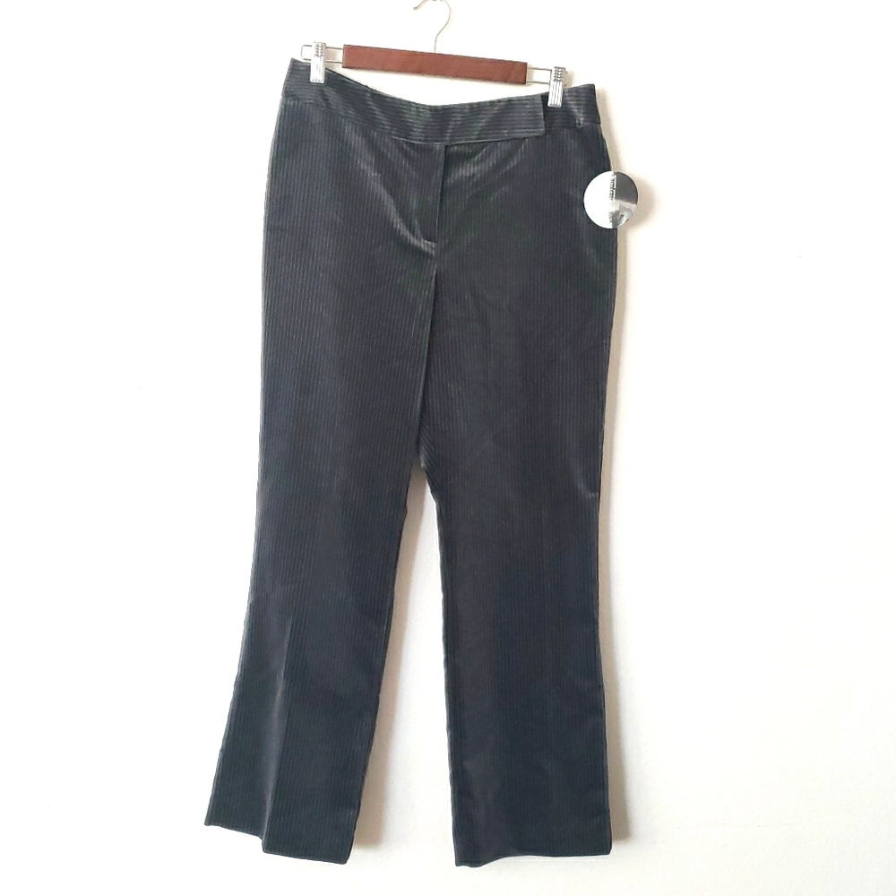 Valerie Stevens Petite Gray Velour Petite Pants